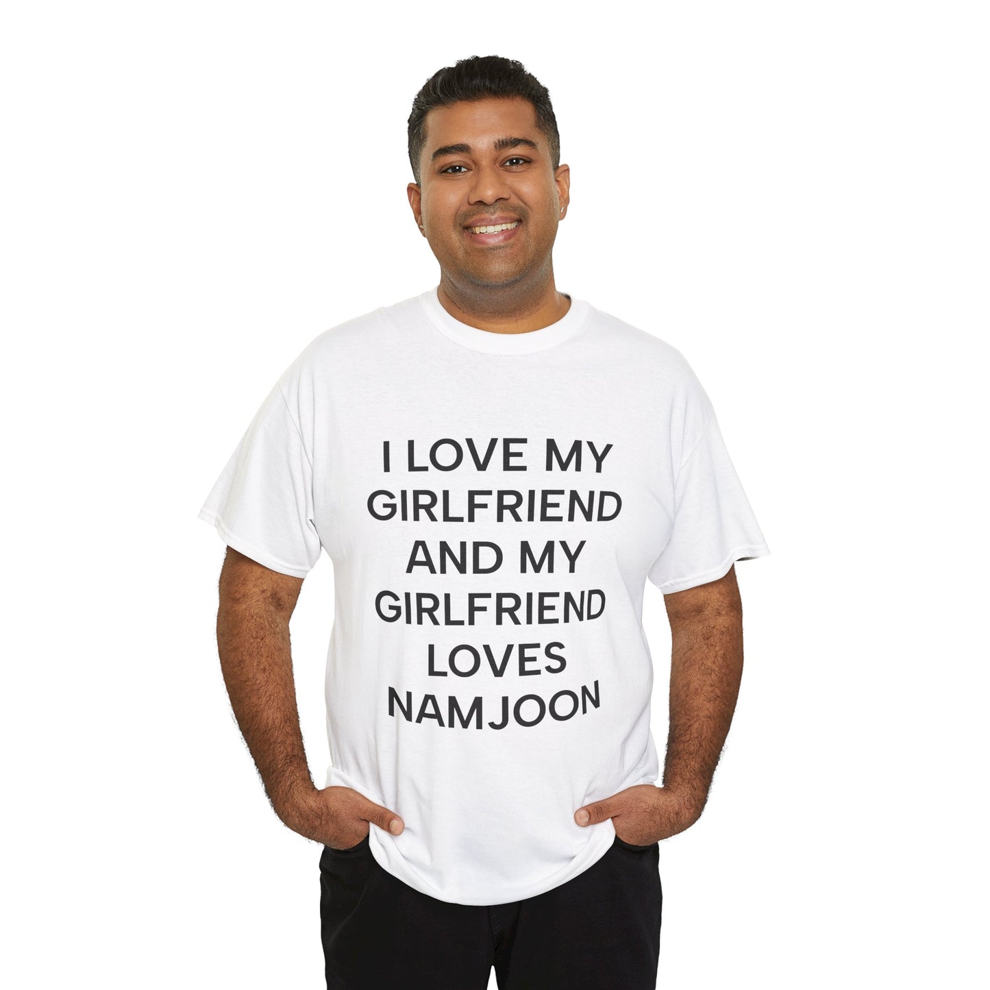 I Love My Girlfriend and My Girlfriend Loves Namjoon BTS Fan Tee