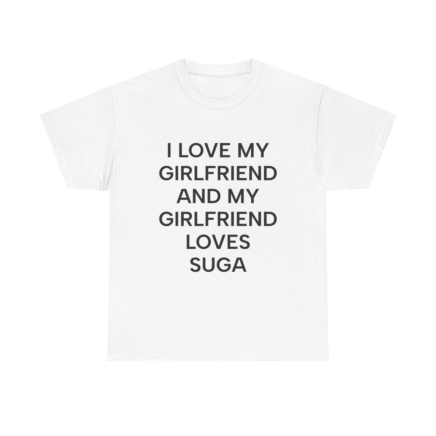 I Love My Girlfriend and My Girlfriend Loves Suga BTS Fan Tee